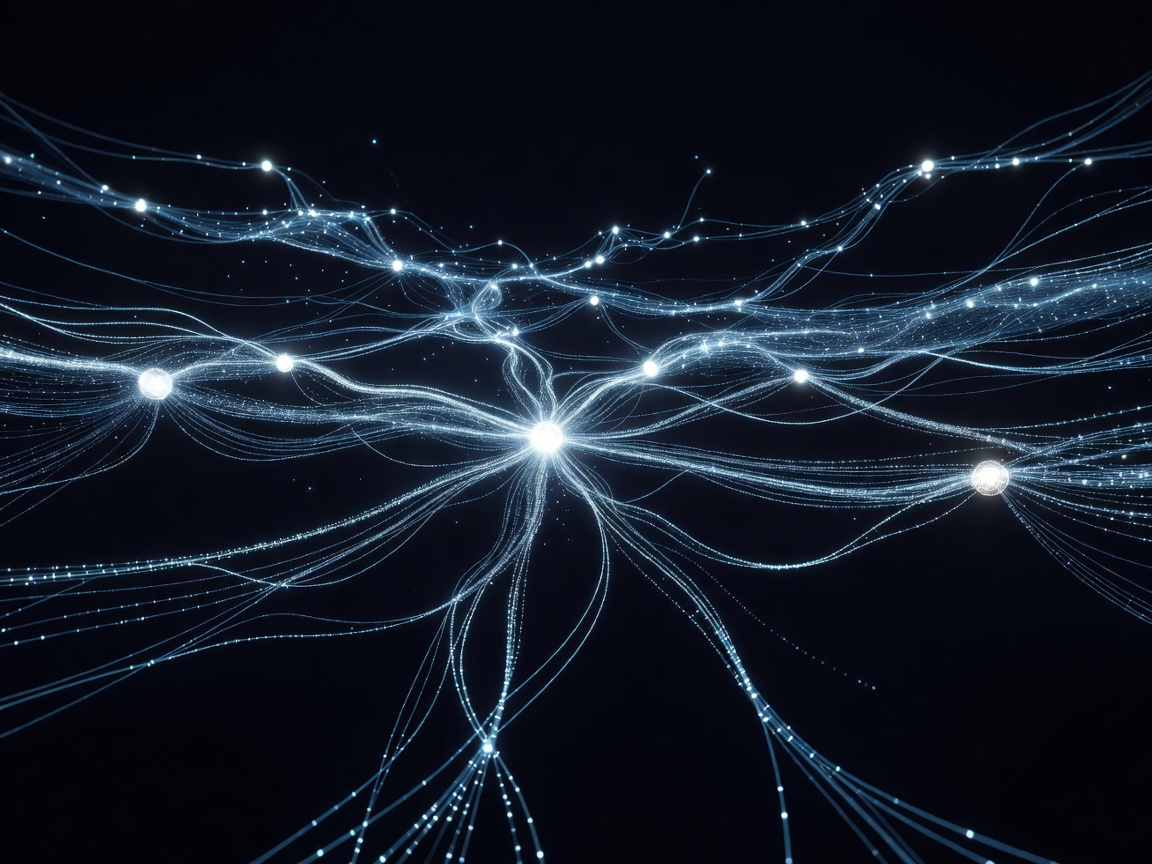 Abstract digital network representing OTA architecture