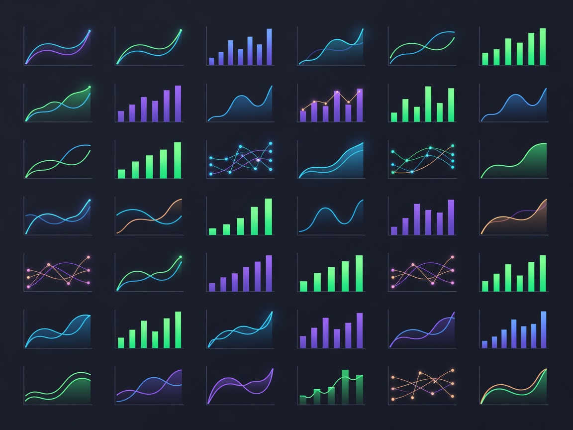 Digital graphs representing revenue models